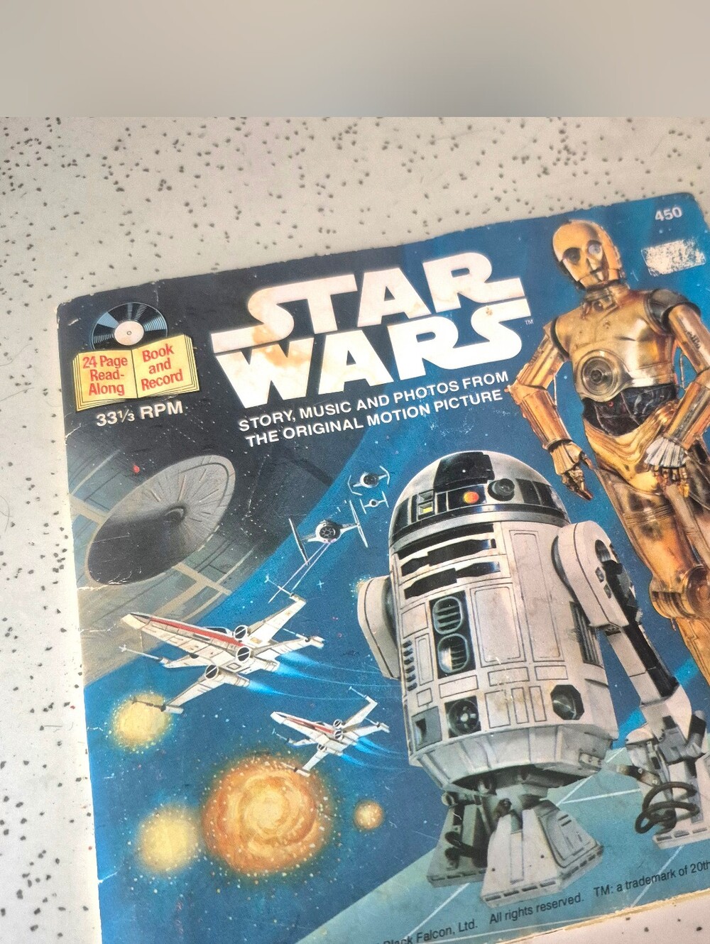 Star Wars Read Along Book And Record NO SCRATCHES